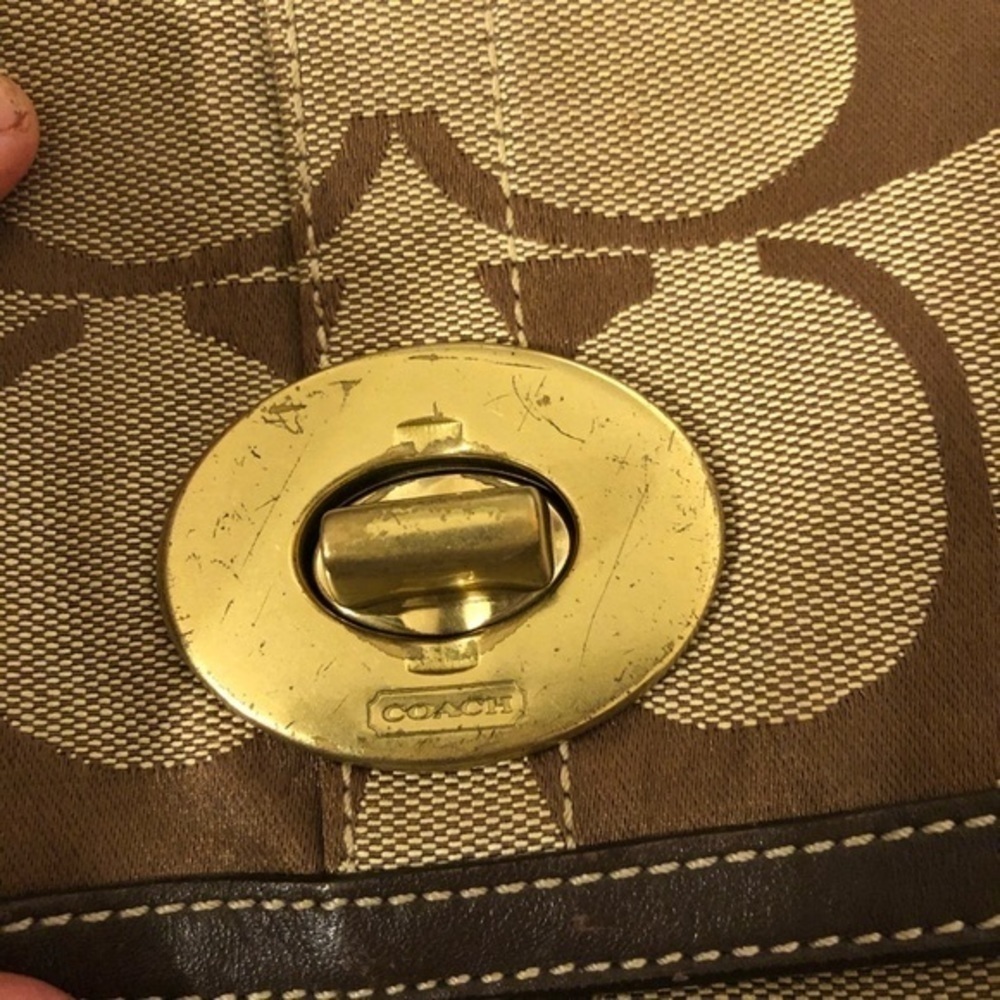 COACH 11257 ergo brown signature c hobo bag vintage y2k rare - Picture 13 of 16